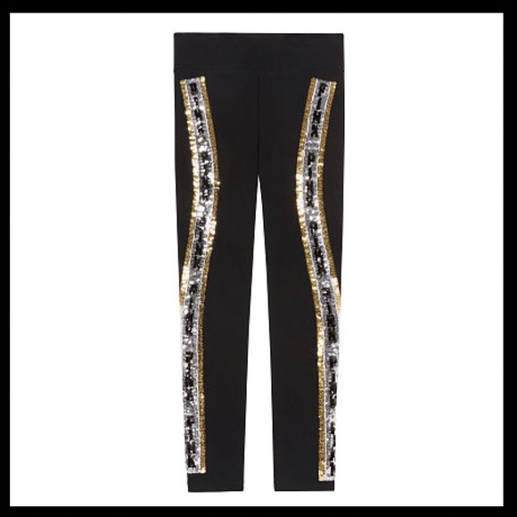 PINK Victoria's Secret Pants - PINK VICTORIA’S SECRET BLING COTTON YOGA LEGGING